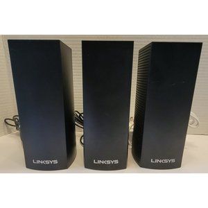LINKSYS WHW03 Black MESH Home WiFi, Bundle of 3, Pre-Owned